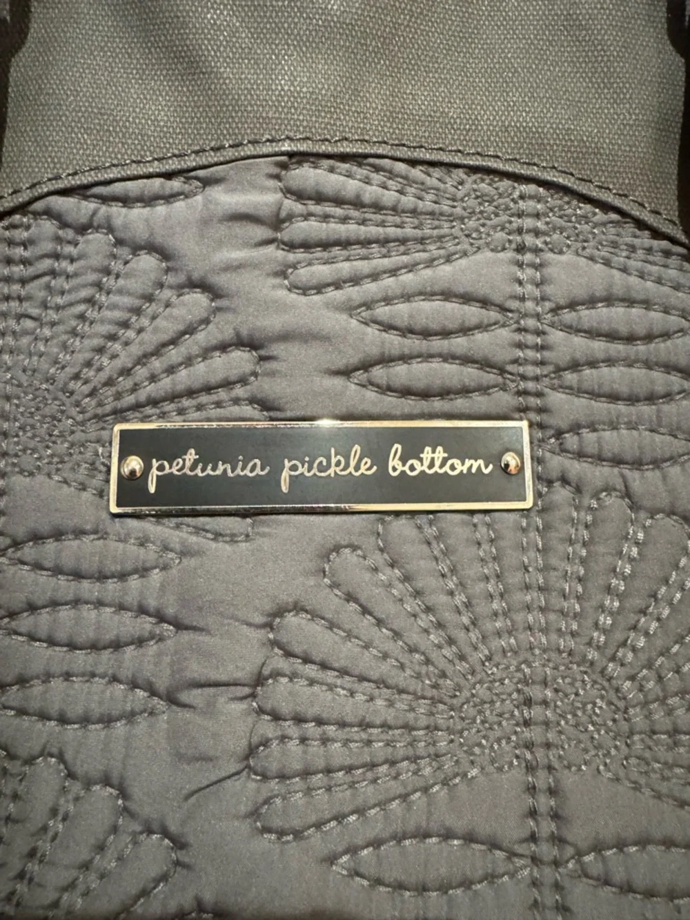 Petunia Pickle Bottom quilted petunia